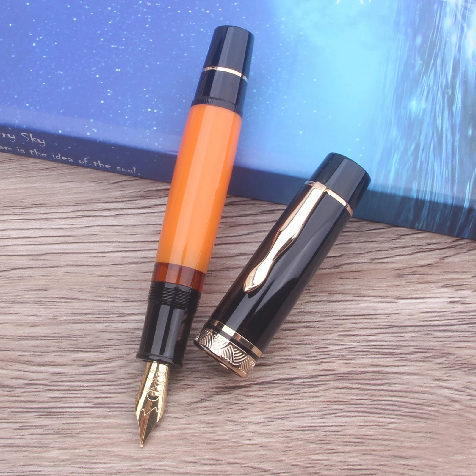 MAJOHN P139 P138 P136 Flex Nib Fountain Pen Ultra Soft Flexible Nib Business Modification Sketch Floral Round Writing Pen